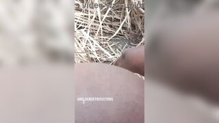 slenda taking dong in the forest