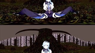 [VR 360 4K] Eula Genshin licking breasts