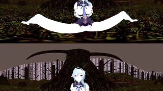 [VR 360 4K] Eula Genshin licking breasts