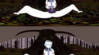 [VR 360 4K] Eula Genshin licking breasts