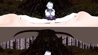 [VR 360 4K] Eula Genshin licking breasts