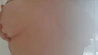 Watch me soap up my massive natural melons