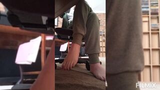 my feet during the time that working from home