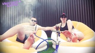 Lick Feet of Alpha Couple, Get Dose of Humiliations and Cum After Cum Countdown
