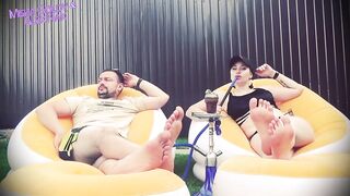 Lick Feet of Alpha Couple, Get Dose of Humiliations and Cum After Cum Countdown