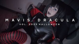 Mavis Dracula (Vol. 5) (Halloween) - Punk sweetheart in taut leather dress intense bang - Ravishing Darling
