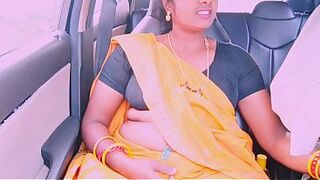 Villege maid car sex Telugu filthy talks.