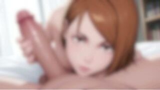 Nobara catches you jerking off and decides to assist you with it! AI-generated