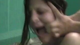 French wench gets hard sodomized