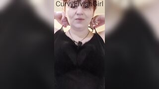 Big natural breasts bouncing and sex tool tit job - spitty tittyfucking