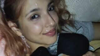 I teach how to bang stepsister at night for a priceless oral job-job