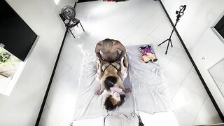 two lesbian beauties suck each other off and screw in front of me, I bang 'em both.