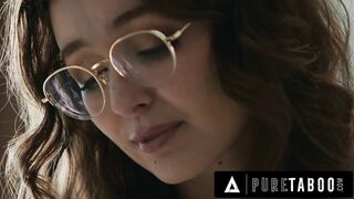 PURE TABOO Guidance Counselor Tricks Poor Student Leana Lovings Into Sex In Exchange For His Aid