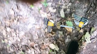 Helped a angel fix her bike in the middle of nowhere and she thanked me with a soaked outdoor doggystyle & swallowed all my cum