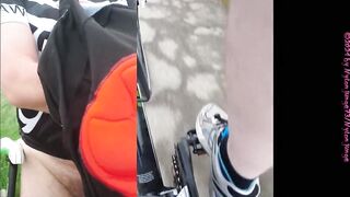 Radfahren ohne Hose