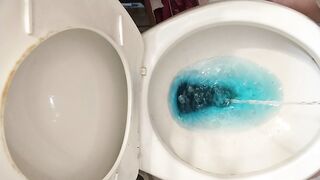 Guy takes relieving piss