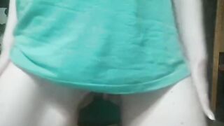 Up skirt tease from next door MILF