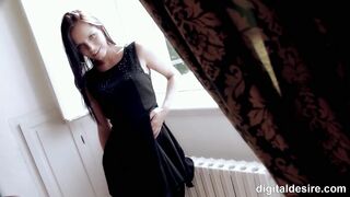 Beauty in the Window! Glam Pornstar Kari K for DigitalDesire