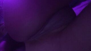 Lonely cutie plays with her thong in bed -- Onlyfans Teaser