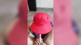 POV Amateur Lalin cutie: My boyfriend films me from above whilst I suck his jock