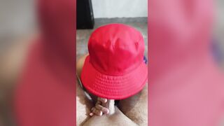 POV Amateur Lalin cutie: My boyfriend films me from above whilst I suck his jock