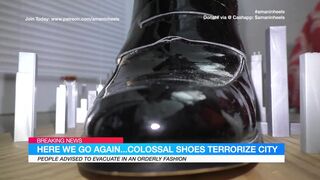 amaninheels - Biggest Crossdresser - Massive Loafers in the City (teaser)