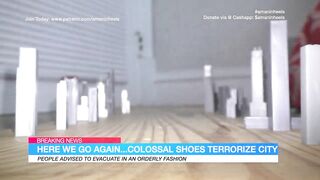 amaninheels - Biggest Crossdresser - Massive Loafers in the City (teaser)