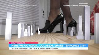amaninheels - Biggest Crossdresser - Massive Loafers in the City (teaser)