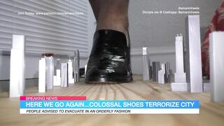 amaninheels - Biggest Crossdresser - Massive Loafers in the City (teaser)