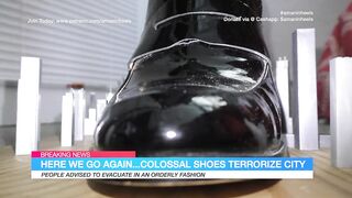 amaninheels - Biggest Crossdresser - Massive Loafers in the City (teaser)