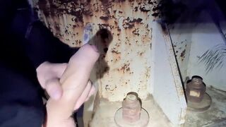 GORGEOUS MASSIVE PENIS MASTURBATE IN PUBLIC PLACE