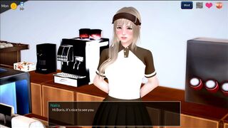 6 - Mythic Manor - Sexy milf Esther pee in the WC and her giant titties.