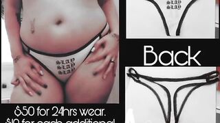 Now selling my ribald juicy panties!!