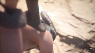 Dragon Lord Fucks Her Loyal Subject With her Tail