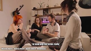 two Trans Babes and a Cis Hotty Pegging Me with Huge Anal Dildos