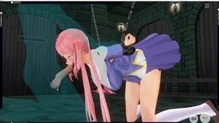 [CM3D2] The Future Diary comics - Yuno Gasai throat screwed