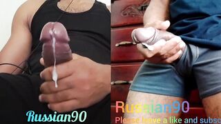 Hot Dude Moaning While Jerking Off Big Rod With Cumshot Orgasm Pov