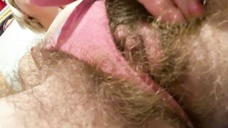 bushy hotty smokin' big bush