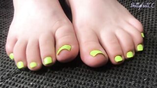 Hope YOU Enjoy! (NEON GREEN TOES)