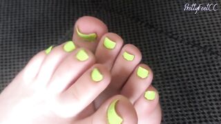 Hope YOU Enjoy! (NEON GREEN TOES)