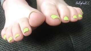 Hope YOU Enjoy! (NEON GREEN TOES)
