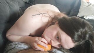 Edging oral-sex-sex with smutty grapefruit