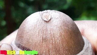 I Tease you by Playing with my Adorable Precum and Fingered my Rod Aperture Bizarre Close Up
