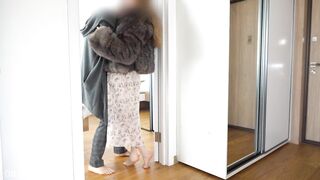 Quick ardent standing fuck with ideal playgirl in long dress - Otta Koi