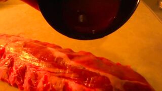 Rubbing you like a piece of meat hop eyou like my touch