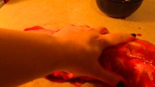 Rubbing you like a piece of meat hop eyou like my touch