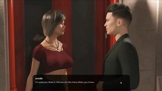 No More Money-The big natural tits in the red dress