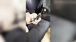 Golden-haired Whore in Thigh high Boots Fucked in All Her Holes Facial Cums