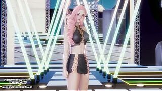Runeterra pop idol Seraphine performs a polished 3D routine set to I CAN'T STOP ME by TWICE