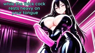 Miss Katie Wishes YOU To Deepthroat Her Strap-on Rod
